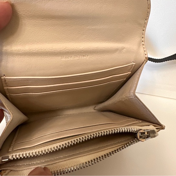 💎Authentic Celine Trotteur flap neutral leather wallet with shopping bag - Picture 10 of 16